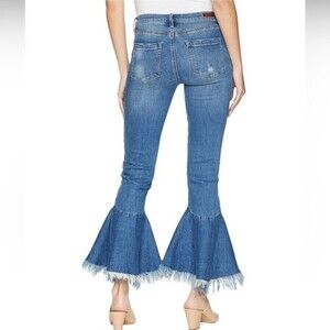 Versona Denim flared modern 26 blue woman.